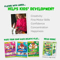 JUNKO Create Your Own Action Helmet - Ethical Craft Kit and Make-Believe Play