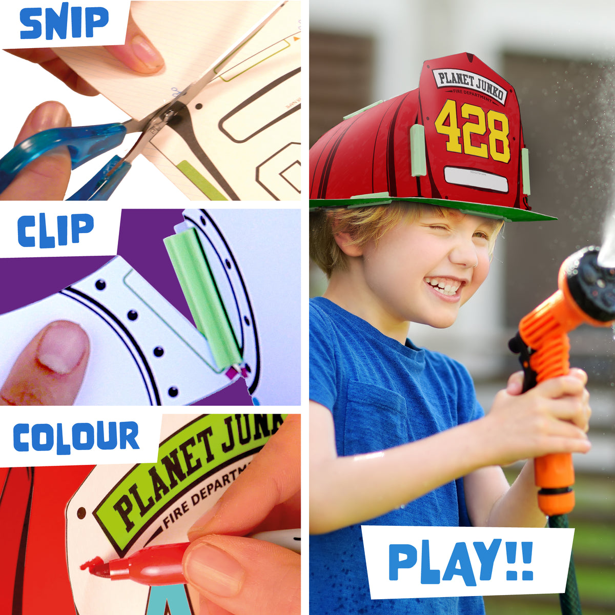 Make Your Own Make-Believe Play - Snip, Colour, Clip